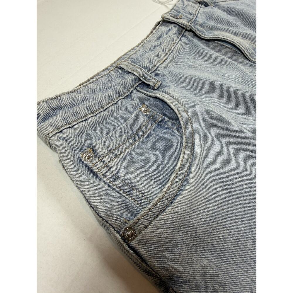 Refuge Women's Skort Blue Denim High Waist Mini Shorts XL - Picture 5 of 9